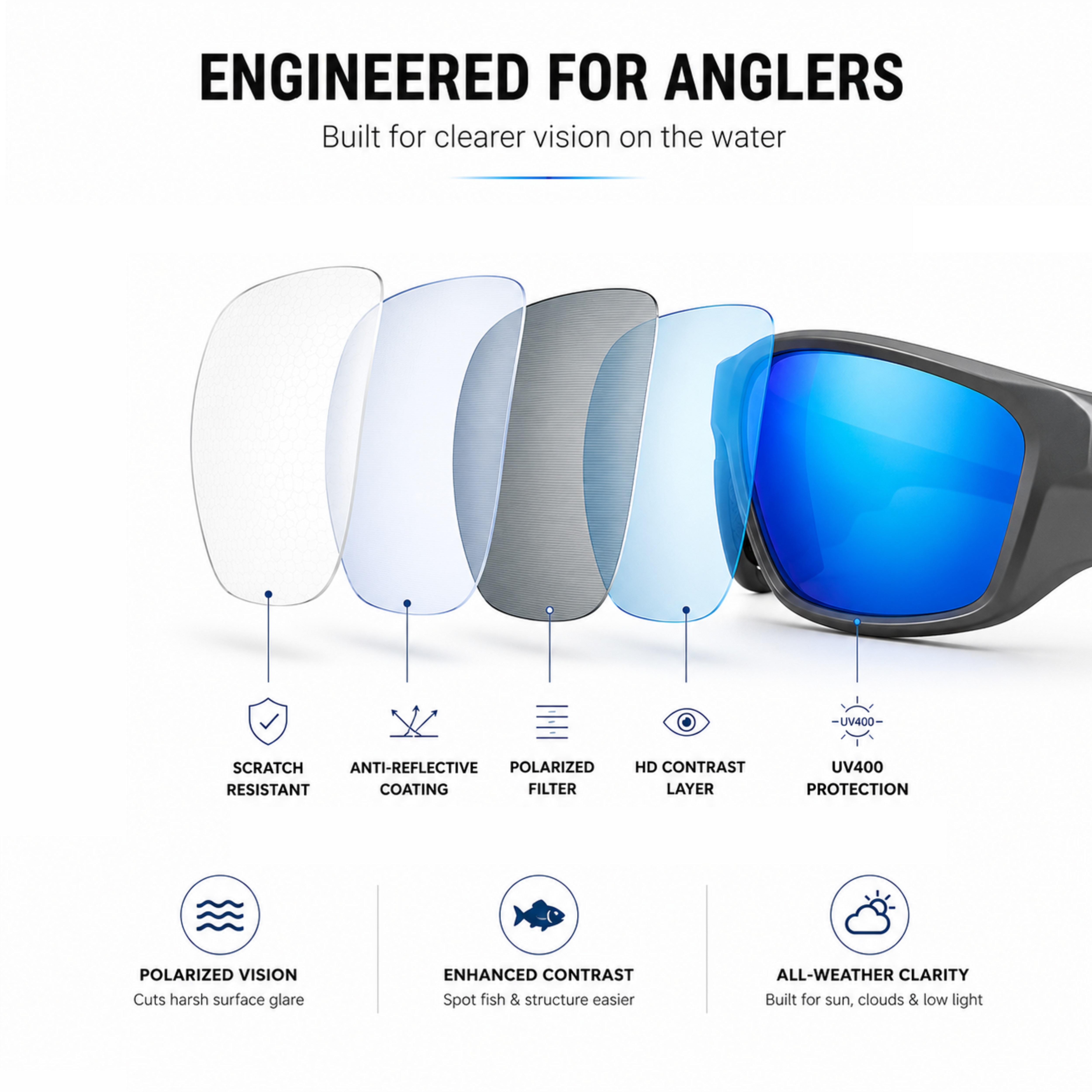 Strike™ Fishing Glasses