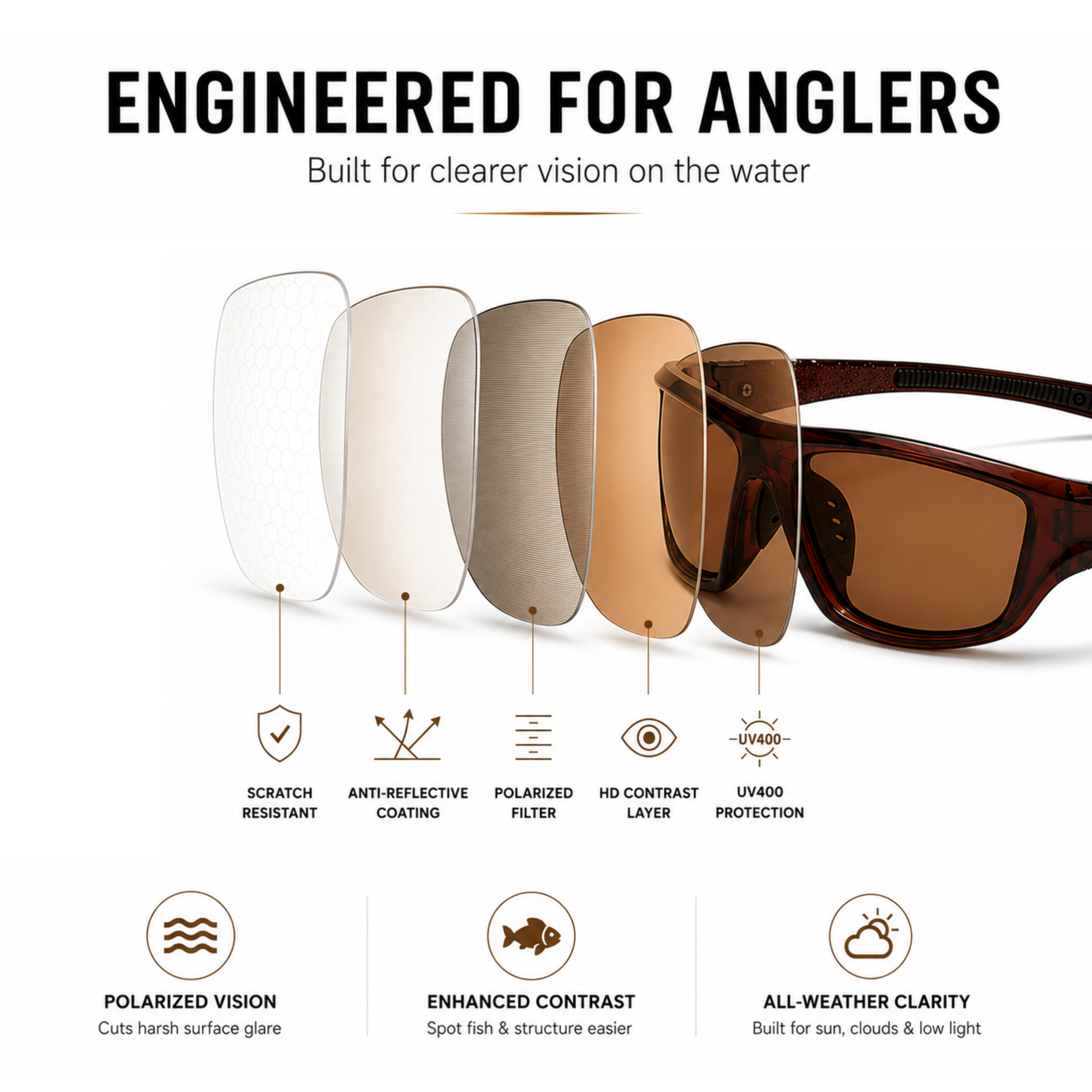 AquaVision™ Fishing Glasses